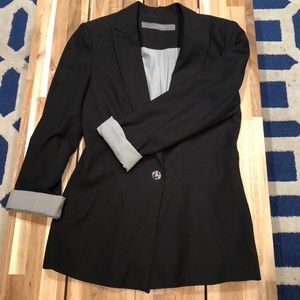 Zara basic black blazer